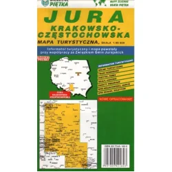 JURA KRAKOWSKO-CZĘSTOCHOWSKA MAPA TURYSTYCZNA 1:95 000