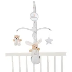 KARUZELA DO ŁÓŻECZKA Z POZYTYWKĄ MIŚ I KRÓLICZEK CHICCO MY SWEET DOUDOU 0M+ II GATUNEK