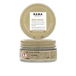 KREM PASTA DO BUTÓW SKÓRZANYCH BAMA SHOE CREAM ESSENTIALS CIEMNY BRĄZ 50 ML