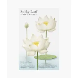 KARTKI SAMOPRZYLEPNE LOTOS BIAŁY M DEKORACYJNE