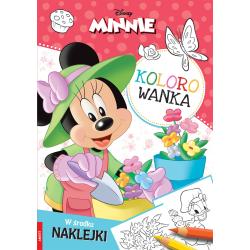 DISNEY MINNIE KOLOROWANKA Z NAKLEJKAMI