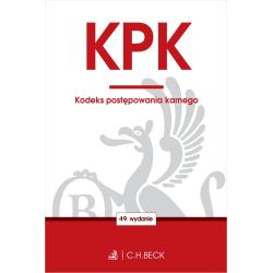 KPK. KODEKS POSTĘPOWANIA KARNEGO