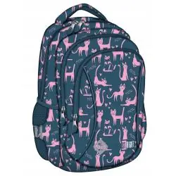 PLECAK SZKOLNY 3-KOMOROWY LAZY CATS DLA DZIECI