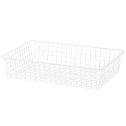IKEA HJALPA KOSZ DRUCIANY WYSUWANY BIAŁY 80X55 CM – DO SYSTEMU PLATSA