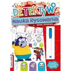 DETEKTYW. NAUKA RYSOWANIA. PISZĘ I ZMAZUJĘ