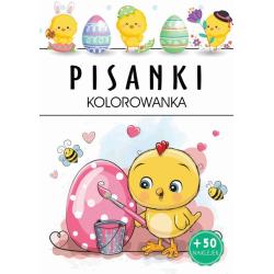 PISANKI. KOLOROWANKA Z NAKLEJKAMI