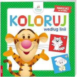 DISNEY MALUCH. KOLORUJ WEDŁUG LINII