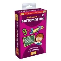 LISCIANI IM A GENIUS. MISTRZOWIE Z MATEMATYKI. EDUKACYJNA GRA KARCIANA 6+