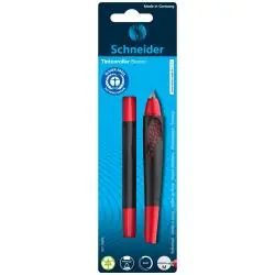 PIÓRO KULKOWE BREEZE CZARNO CZERWONE SCHNEIDER