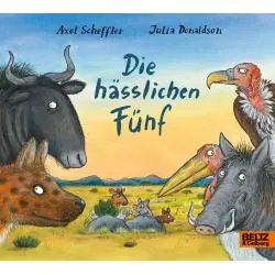 DIE HÄSSLICHEN FÜNF: VIERFARBIGES PAPPBILDERBUCH