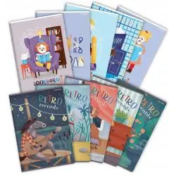 ZESZYT W KRATKĘ Z MARGINESEM 32 KARTKI A5