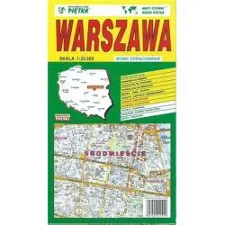 WARSZAWA. MAPA SKŁADANA 1:26 000