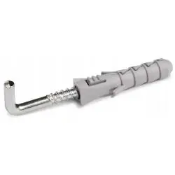 KOELNER FIX KOŁEK 6X30 MM Z HAKIEM KĄTOWYM DO PODŁOŻY PEŁNYCH 6 SZT