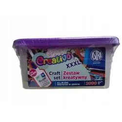 MEGA ZESTAW KREATYWNY ASTRA CREATIVO XXXL 2000 ELEMENTÓW DO PRAC PLASTYCZNYCH