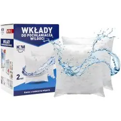 UNIWERSALNE WKŁADY DO POCHŁANIACZA WILGOCI K&M AK101.2 2X280G