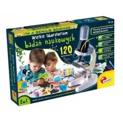 MAŁY GENIUSZ WIELKIE LABORATORIUM BADAŃ ZESTAW EDUKACYJNY DLA DZIECI 8+