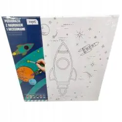 PODOBRAZIE Z NADRUKIEM I AKCESORIAMI KOSMOS 25×25 CM