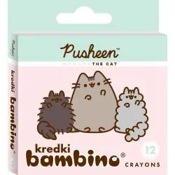 KREDKI BAMBINO PUSHEEN 12 KOLORÓW