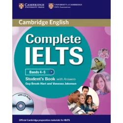 COMPLETE IELTS BANDS 4-5 STUDENTS BOOK WITH ANSWERS WITH CD-ROM