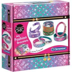 CRAZY CHIC SZYKOWNE BRANSOLETKI ZESTAW KREATYWNY CLEMENTONI 7+