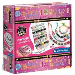 ZESTAW DO TWORZENIA BRANSOLETEK Z WIADOMOŚCIĄ CRAZY CHIC CLEMENTONI