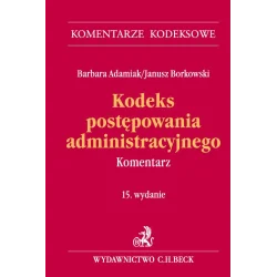 KODEKS POSTĘPOWANIA ADMINISTRACYJNEGO KOMENTARZ