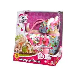 PIESEK CHI CHI LOVE W TOREBCE Z AKCESORIAMI OGRODNICZYMI DLA DZIECI SIMBA 3+
