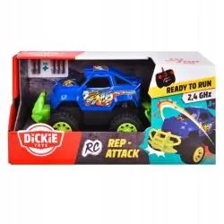 ZDALNIE STEROWANY MONSTER TRUCK REP ATTACK DICKIE TOYS 6+