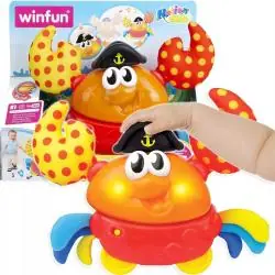 INTERAKTYWNY KRAB ZABAWKA EDUKACYJNA DLA DZIECI SMILY PLAY 9M+