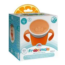 KUBEK DZIECIĘCY FROOTIMALS ORANGIEFLY BEZPIECZNE PICIE 350 ML