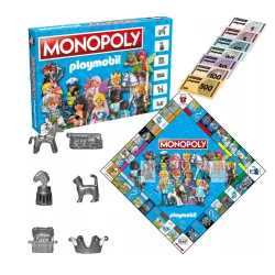 MONOPOLY PLAYMOBIL GRA PLANSZOWA RODZINNA POLSKA WERSJA HASBRO 8+