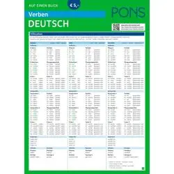 PONS VERBEN AUF EINEN BLICK DEUTSH