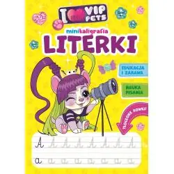 I LOVE VIP PETS. LITERKI. MINIKALIGRAFIA