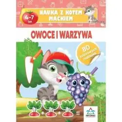 OWOCE I WARZYWA. NAUKA Z KOTKIEM MAĆKIEM 4-7 LAT
