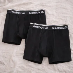 BOKSERKI MĘSKIE REEBOK 2PAK XXL CZARNE