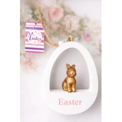 ZAJĄCZEK WIELKANOCNY DEKORACJA DREWNIANA