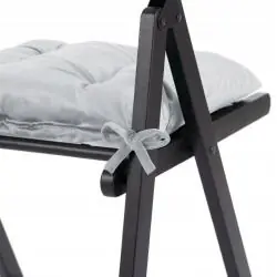 PODUSZKA NA KRZESŁO 40X40 CM VELVET SZARY GLAMOUR AMELIAHOME ALEKSA