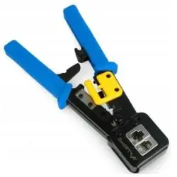 LANBERG ZACISKARKA PRZELOTOWA RJ45 RJ12 RJ11 DO KABLI LAN