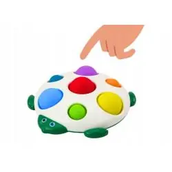 EDUKACYJNY ŻÓŁW SENSORYCZNY POP IT DLA MALUSZKÓW 6M+