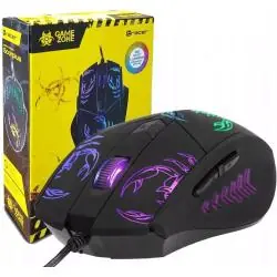 MYSZ GAMINGOWA TRACER SCORPIUS USB GAMEZONE OPTYCZNA 800-1600 DPI PODŚWIETLENIE 6 KOLORÓW