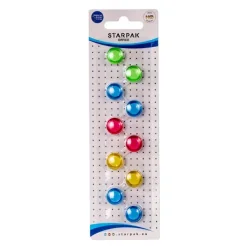 ZESTAW MAGNESÓW TRANSPARENTNYCH 10 SZTUK DO TABLIC