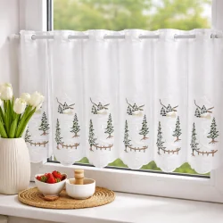 DEKORACYJNA ZAZDROSTKA ŚNIEŻNA DROGA 1 PANEL 16 CM