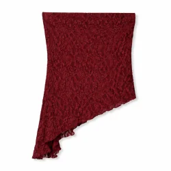 TOP DAMSKI ASYMETRYCZNY BERSHKA BORDOWY ROZMIAR M