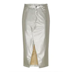 SPÓDNICA MIDI SREBRNA ONLY ROZMIAR XL