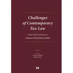 CHALLENGES OF CONTEMPORARY TAX LAW