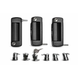 HONKER KOMPLET ZAMKÓW 6 SZT. + 3 KLAMKI + 2 KLUCZYKI