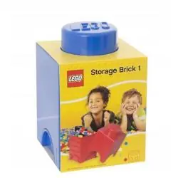 POJEMNIK NA KLOCKI LEGO STORAGE BRICK 1 NIEBIESKI
