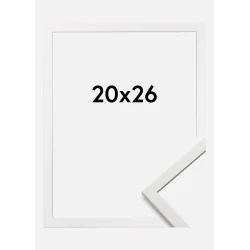 BIAŁA RAMKA NA ZDJĘCIE 20 X 26 CM