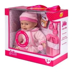LALKA INTERAKTYWNA JULKA DO OPIEKI I KARMIENIA DLA DZIECI SMILY PLAY 3+ II GATUNEK