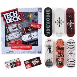 ZESTAW TECH DECK DESKOROLEK SK8SHOP 6 MINI DESKOROLEK FINGERBOARD SPIN MASTER 6+